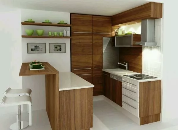 Imut Banget 10 Contoh Dapur Mini Bar Mungil Super Ciamik